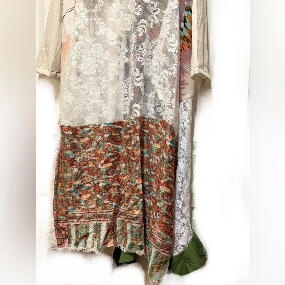 Multicolor Patchwork Dress - Picture 4 of 6